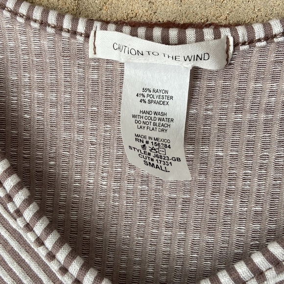NWOT Striped top - Picture 4 of 4